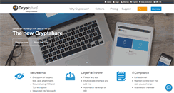 Desktop Screenshot of cryptshare.com